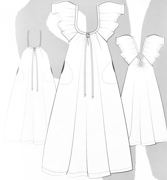 pattern fantastique ether dress sewing pattern