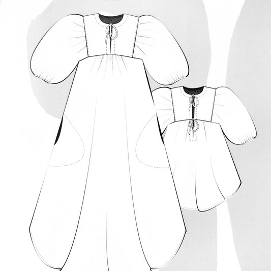 pattern fantastique vali dress or top sewing pattern