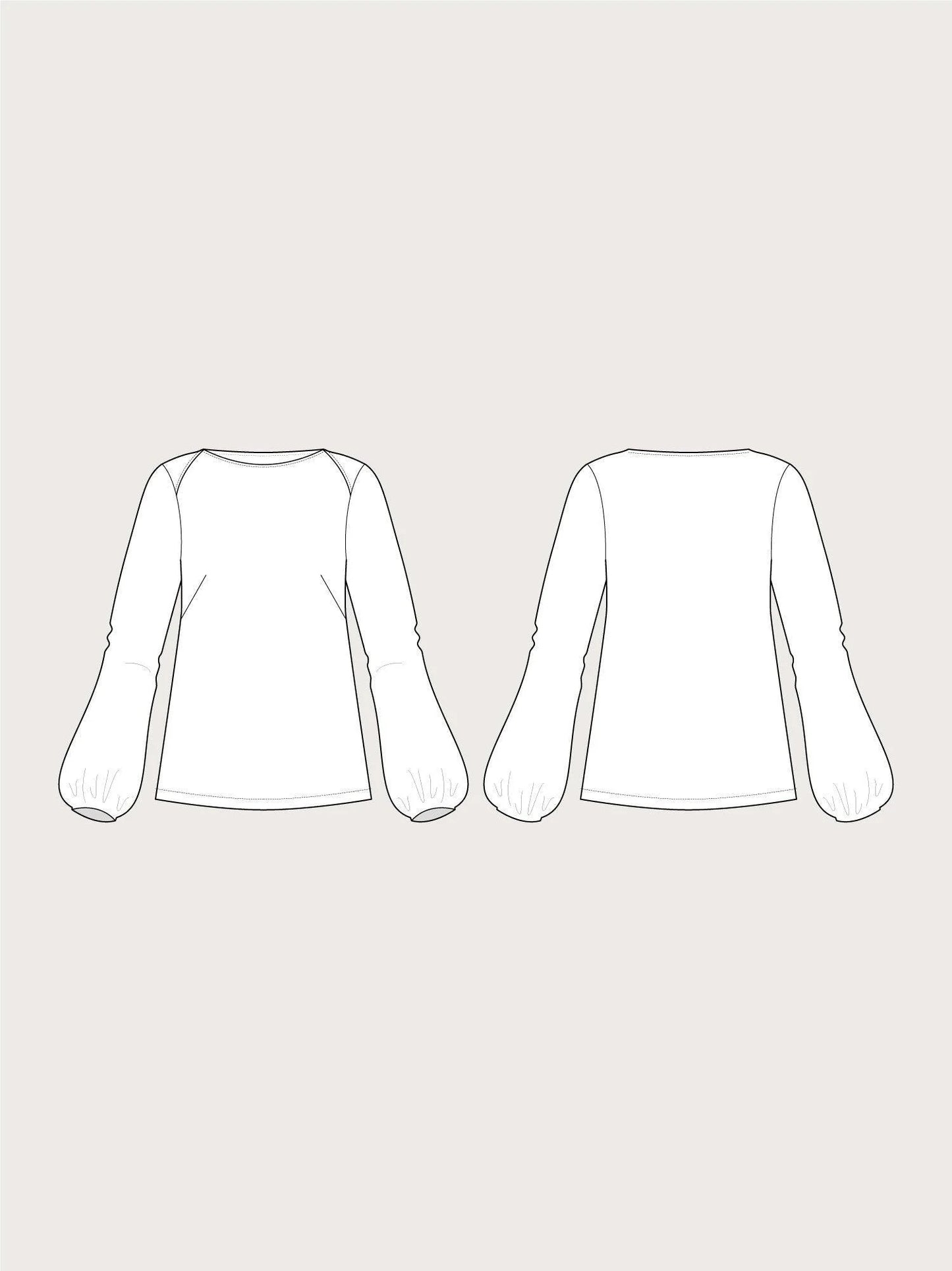 Puff Shirt sewing pattern by The Assembly Line