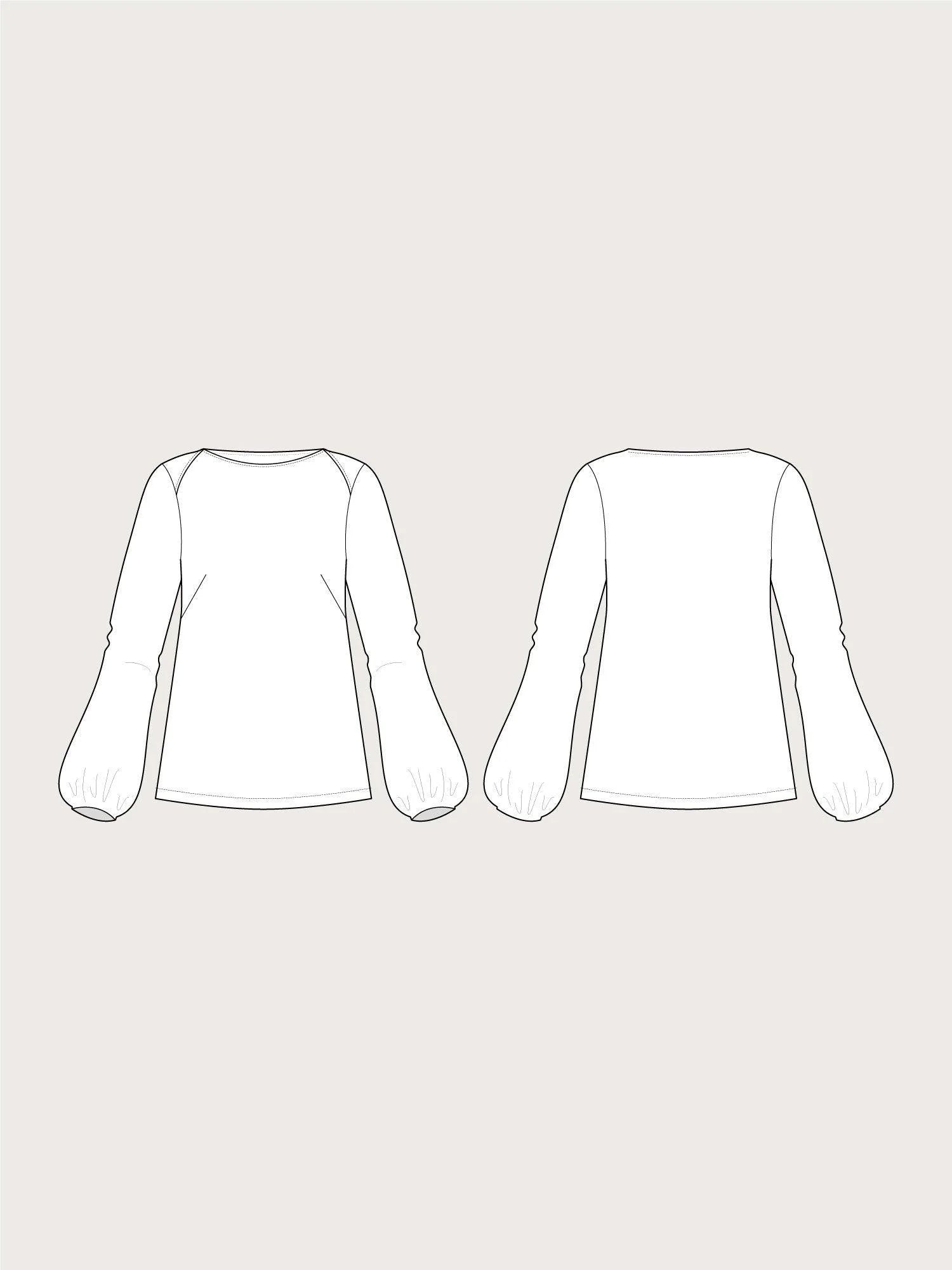 Puff Shirt sewing pattern by The Assembly Line