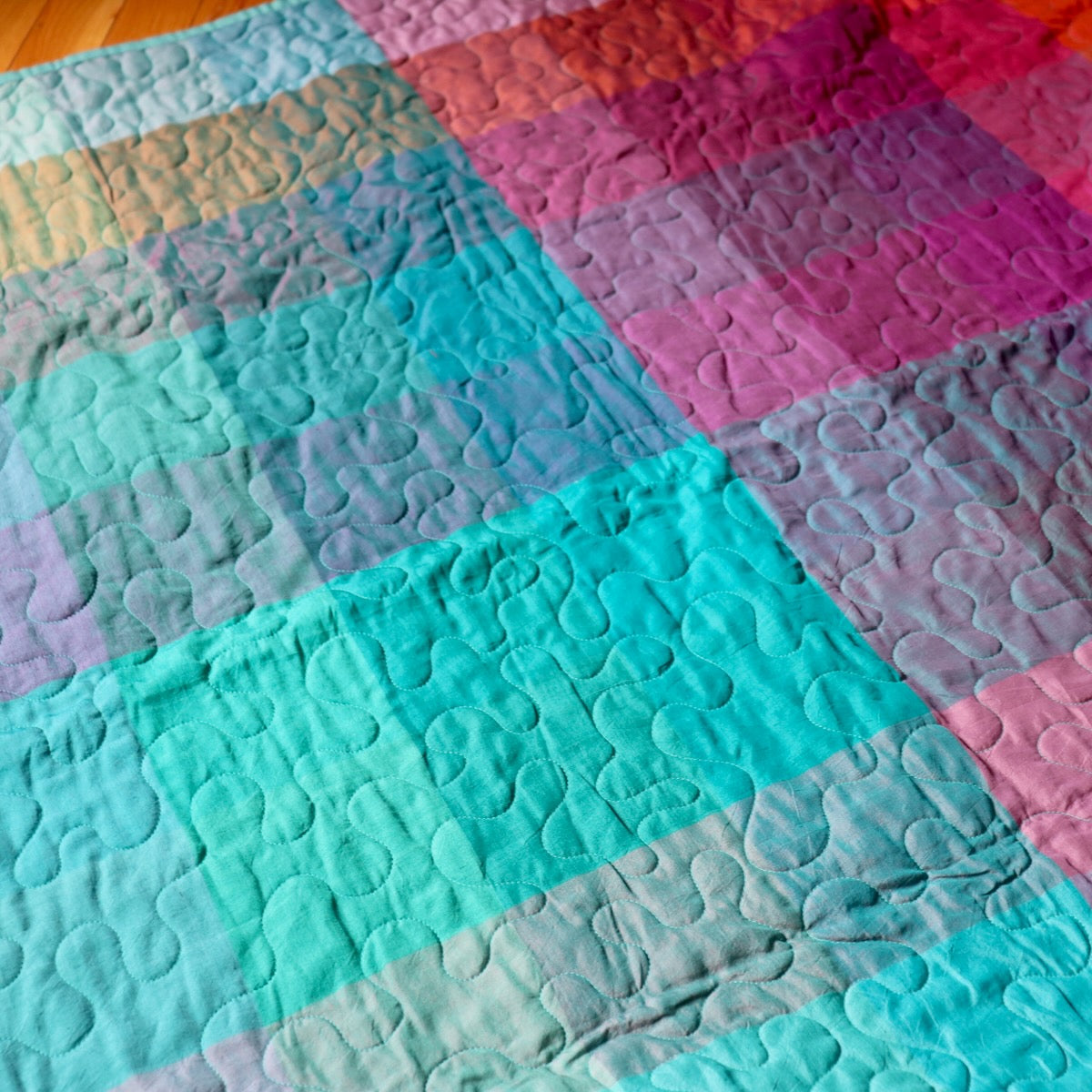 Over the Rainbow Square Quilt Kit
