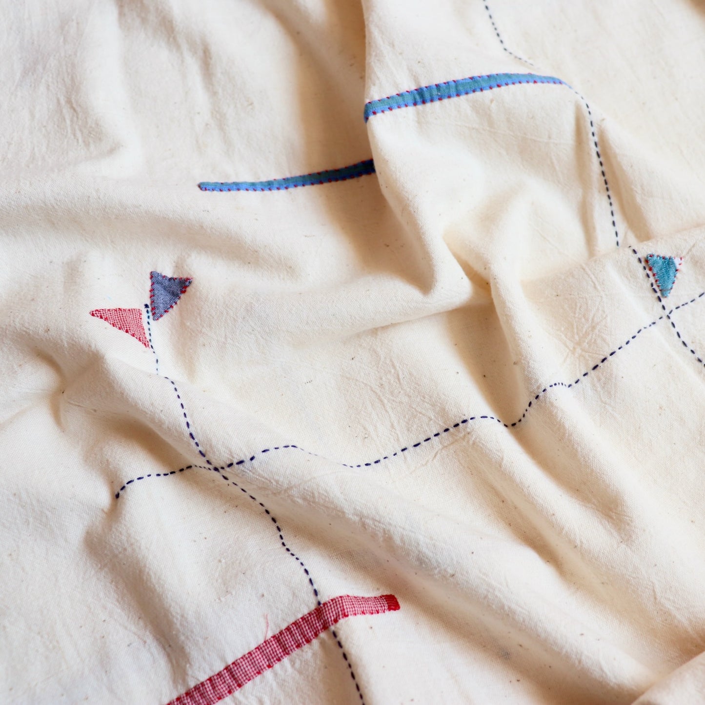 raasleela embroiderd line cotton fabric