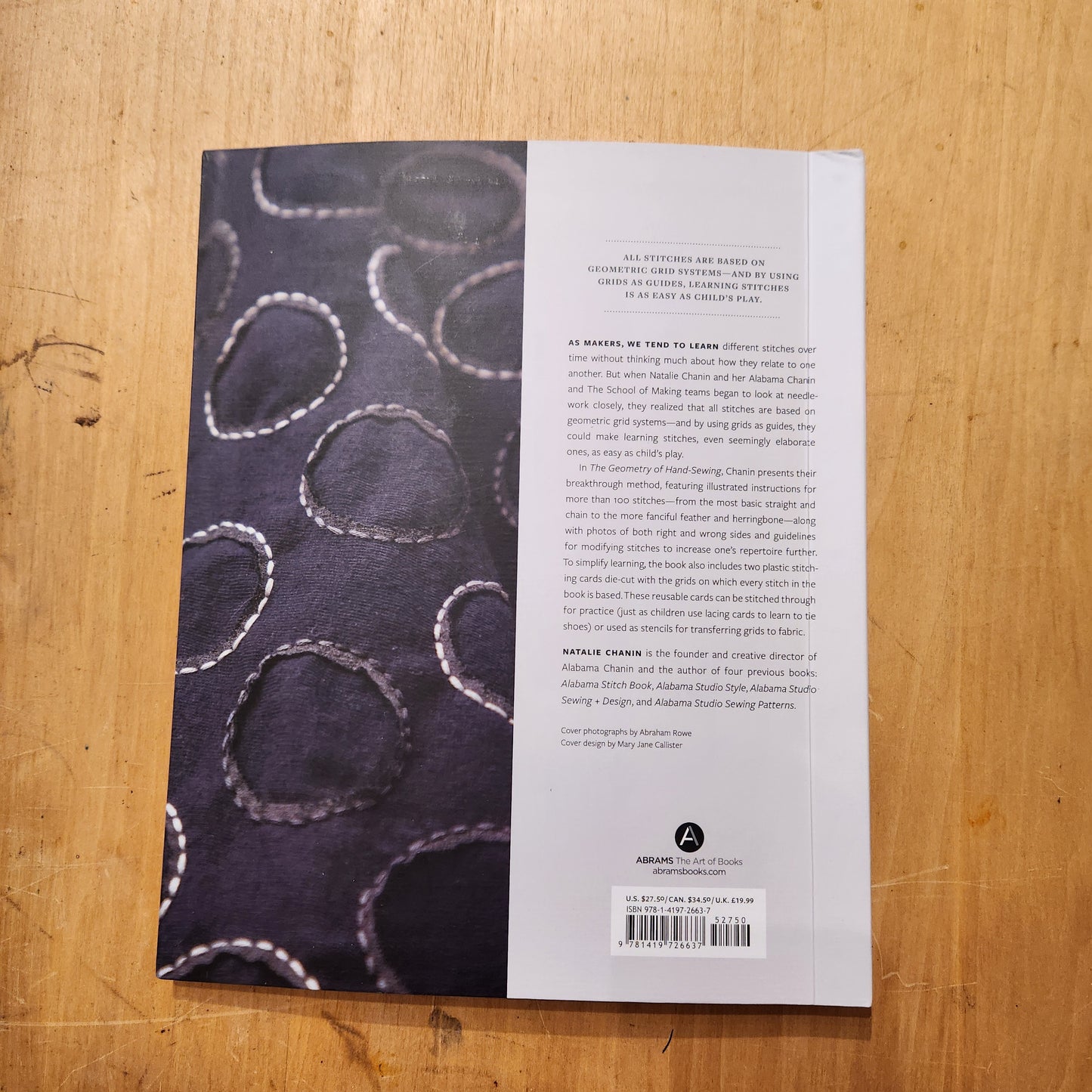 sewing book the geometry of hand sewing by natalie chanin