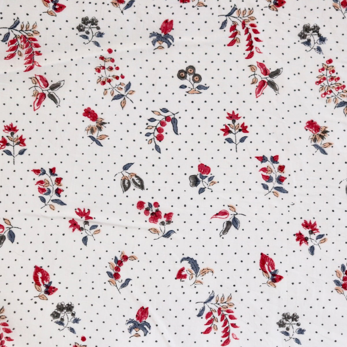 18th century style indian printed cotton for historic costuming, colonial reenactment and cosplay