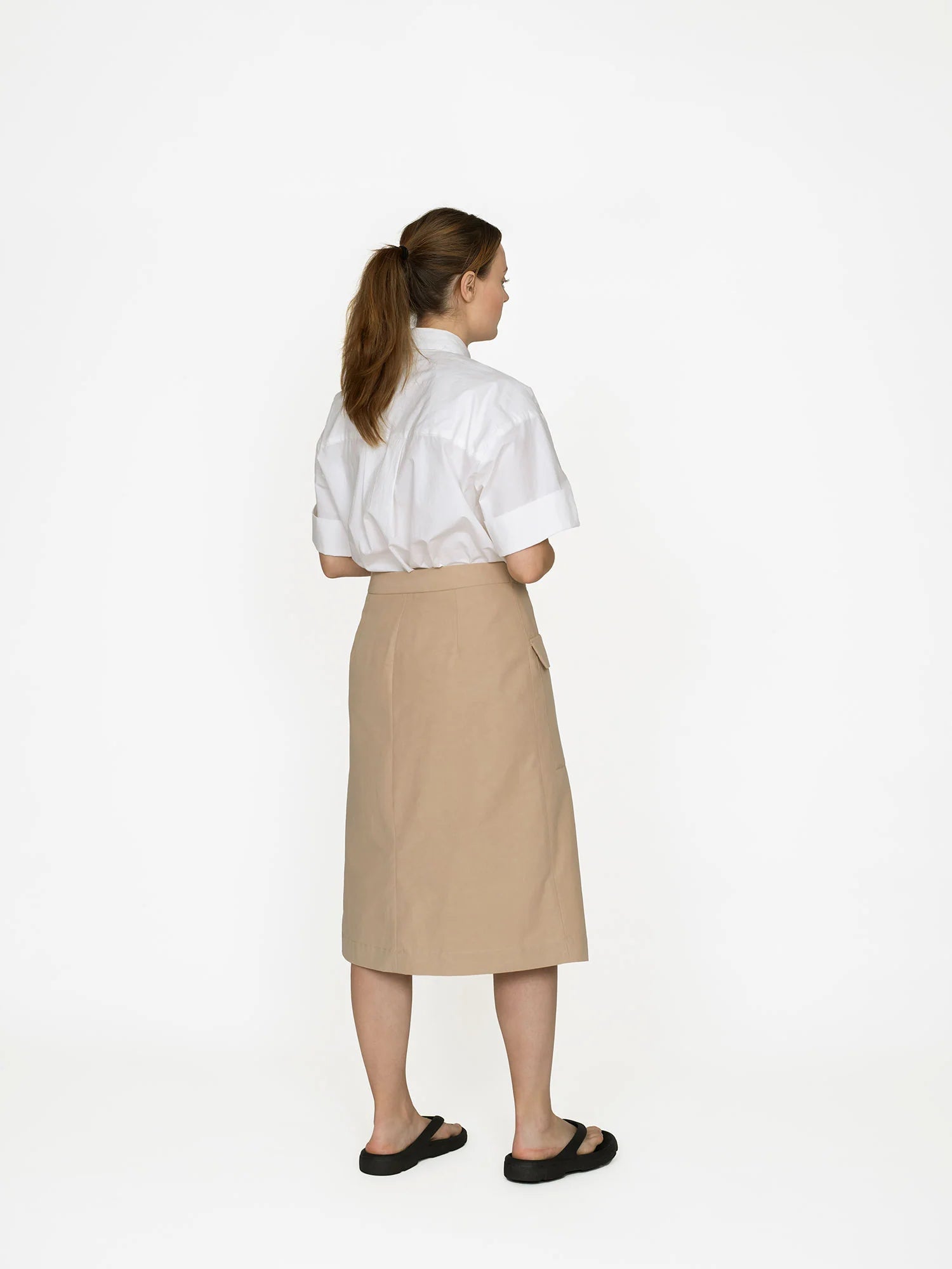 Asymmetric Midi Skirt sewing pattern by The Assembly Line