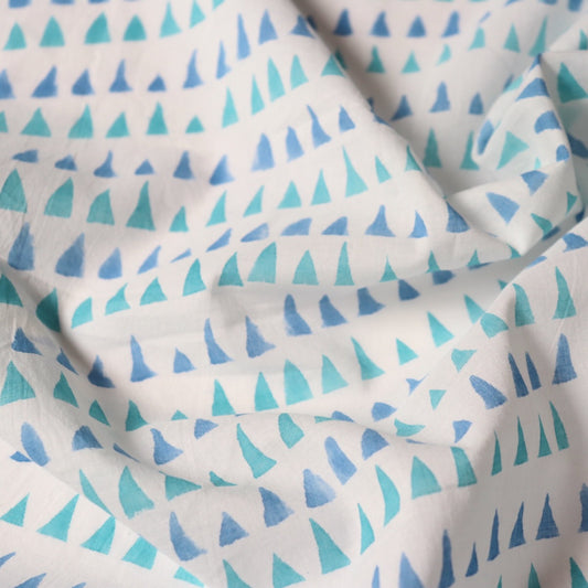 Brahma Karma Block Print — Blue Mountains