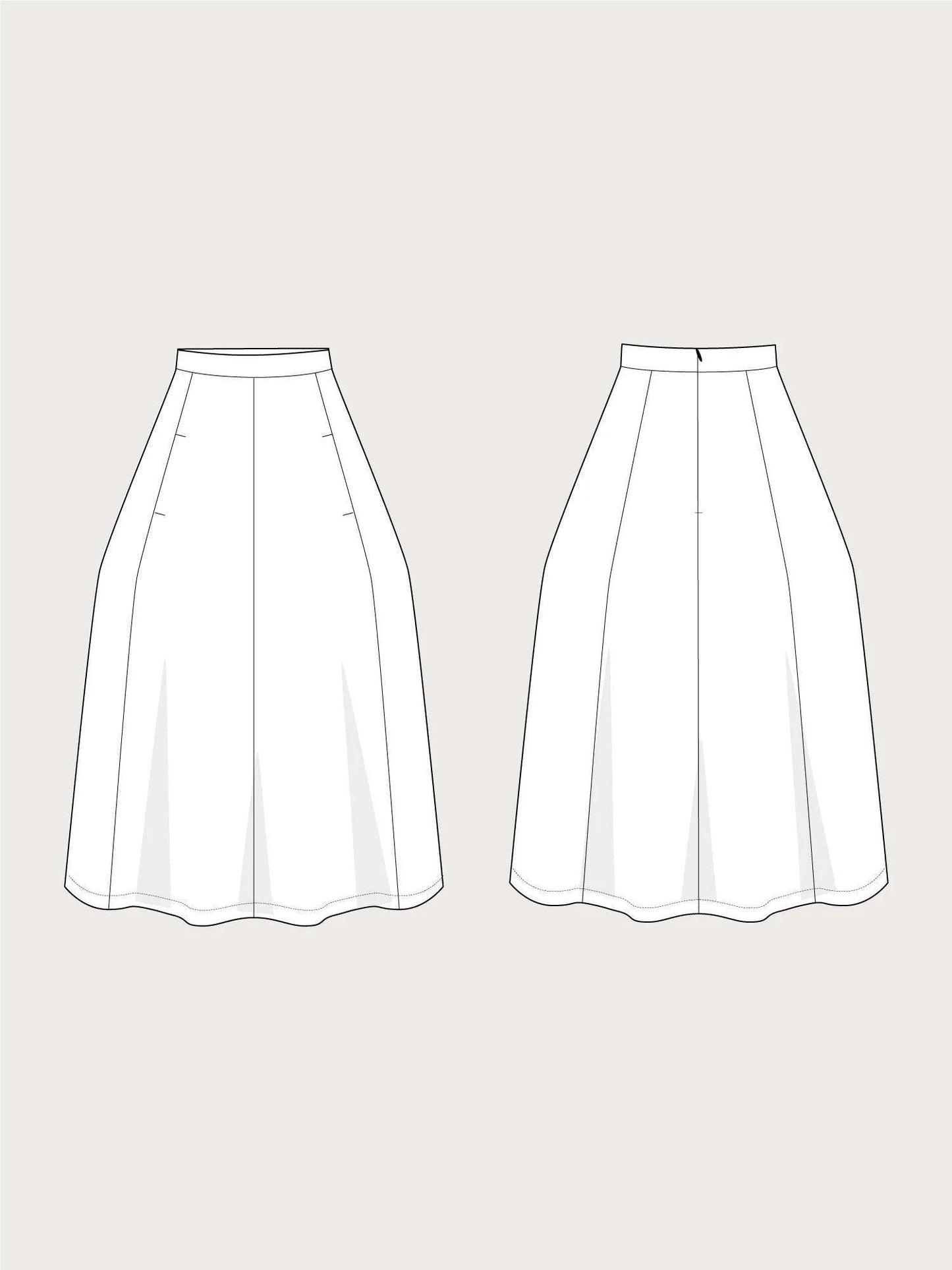 Tulip Skirt sewing pattern by The Assembly Line