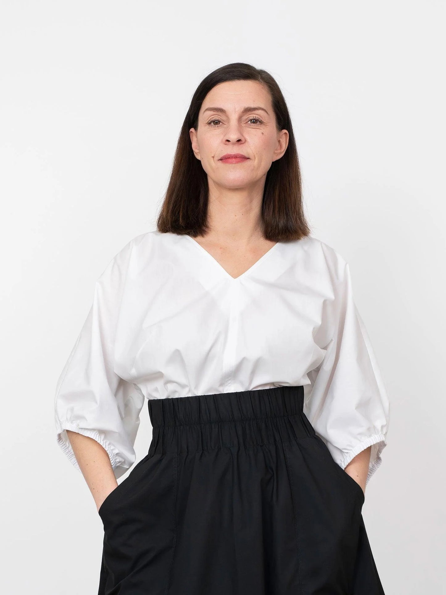 V-Neck Cuff Top sewing pattern by The Assembly Line