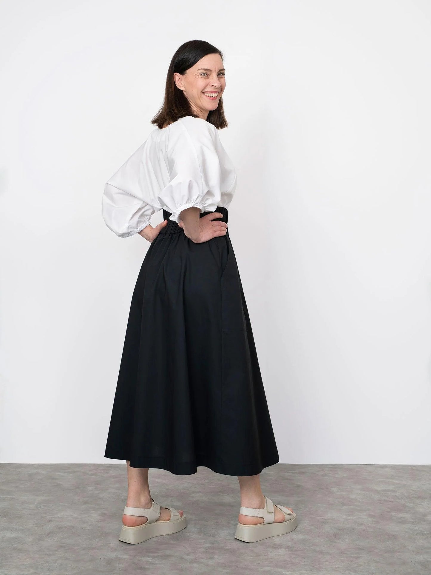 V-Neck Cuff Top sewing pattern by The Assembly Line