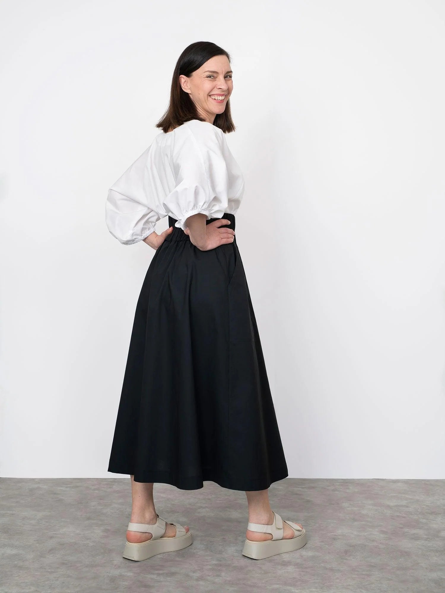 V-Neck Cuff Top sewing pattern by The Assembly Line