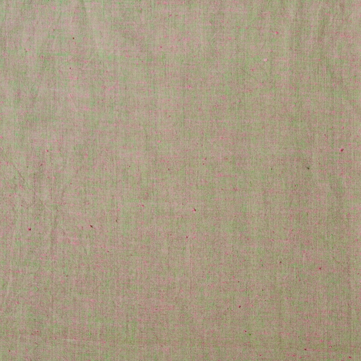 pink green shot cotton for quilting and dressmaking peppered fabric