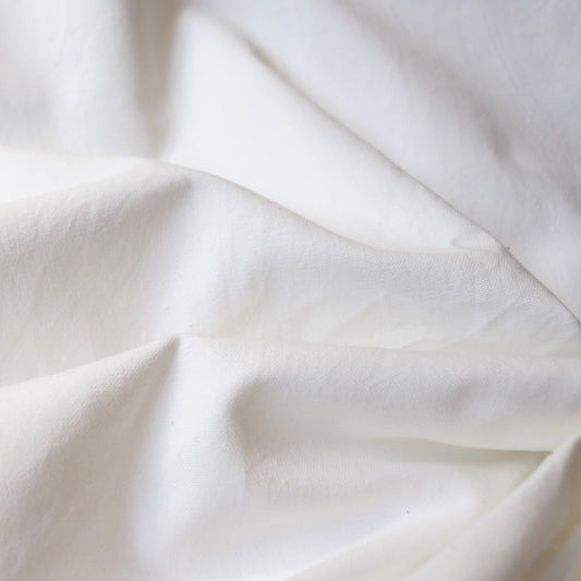 Ivory Handloom Cotton Canvas