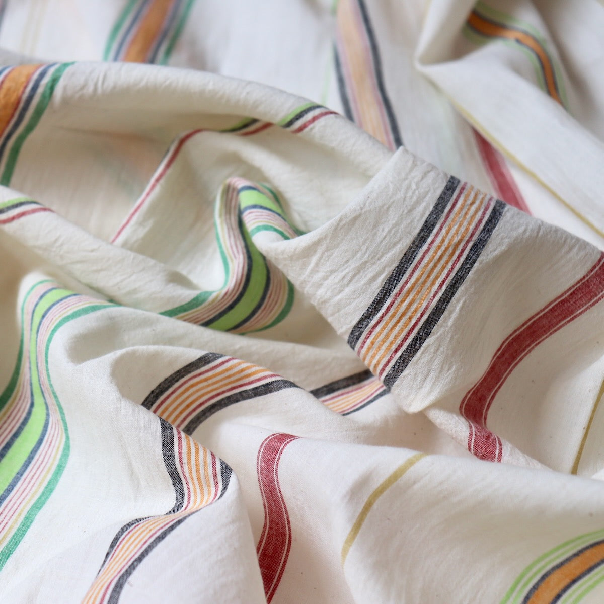 Swatch — Big Stripes Handloom Cotton