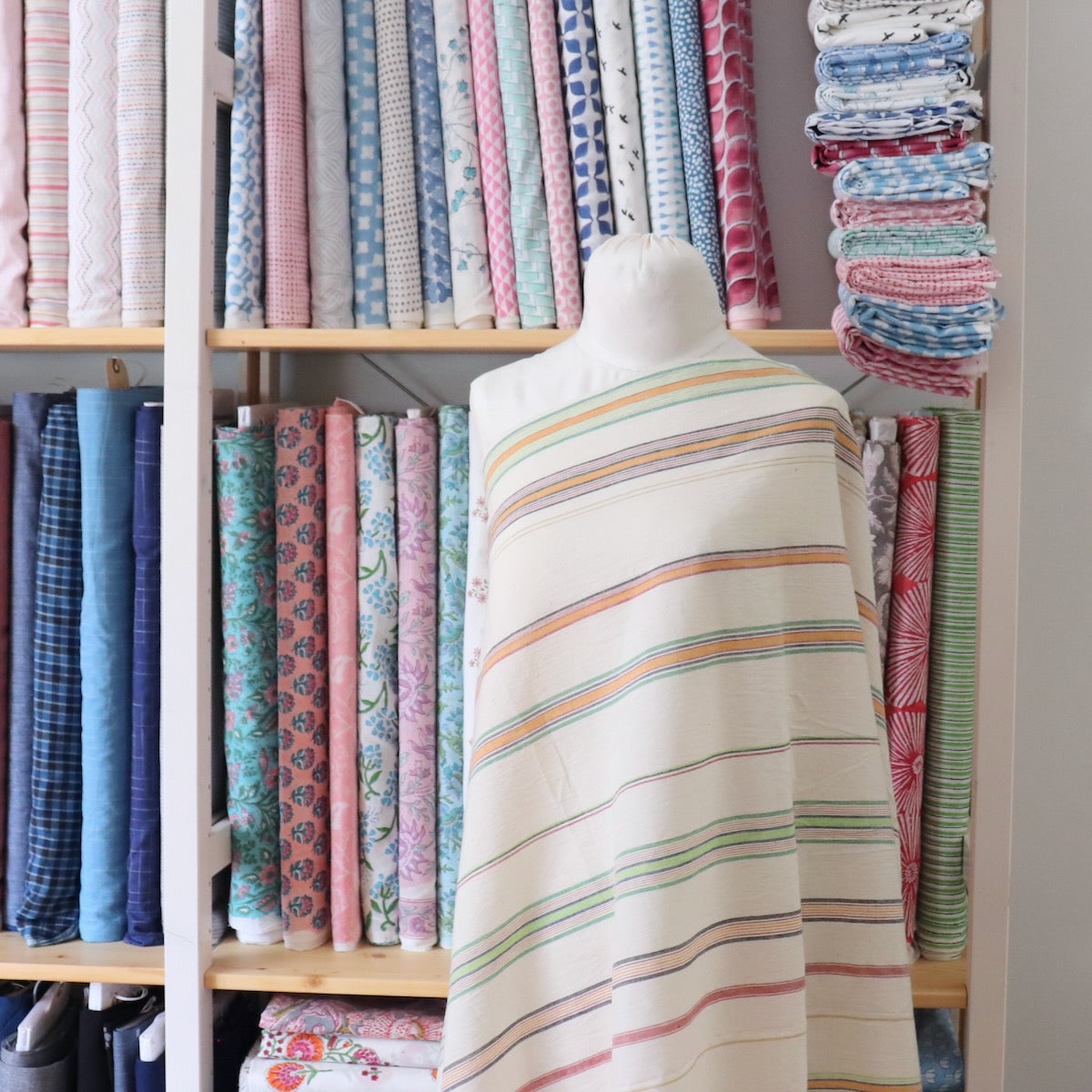 Swatch — Big Stripes Handloom Cotton