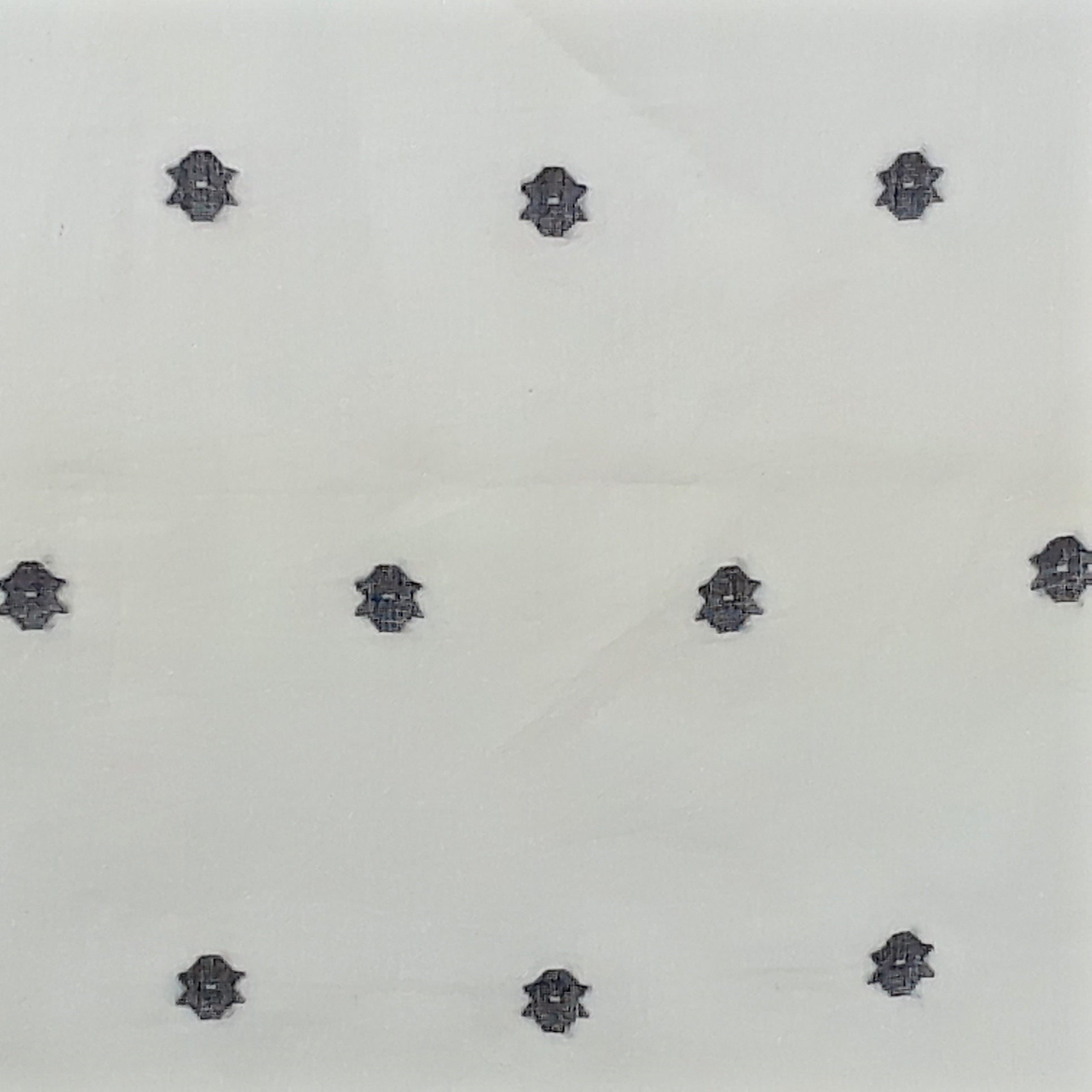 Black Flower Jamdani Handwoven Cotton Fabric