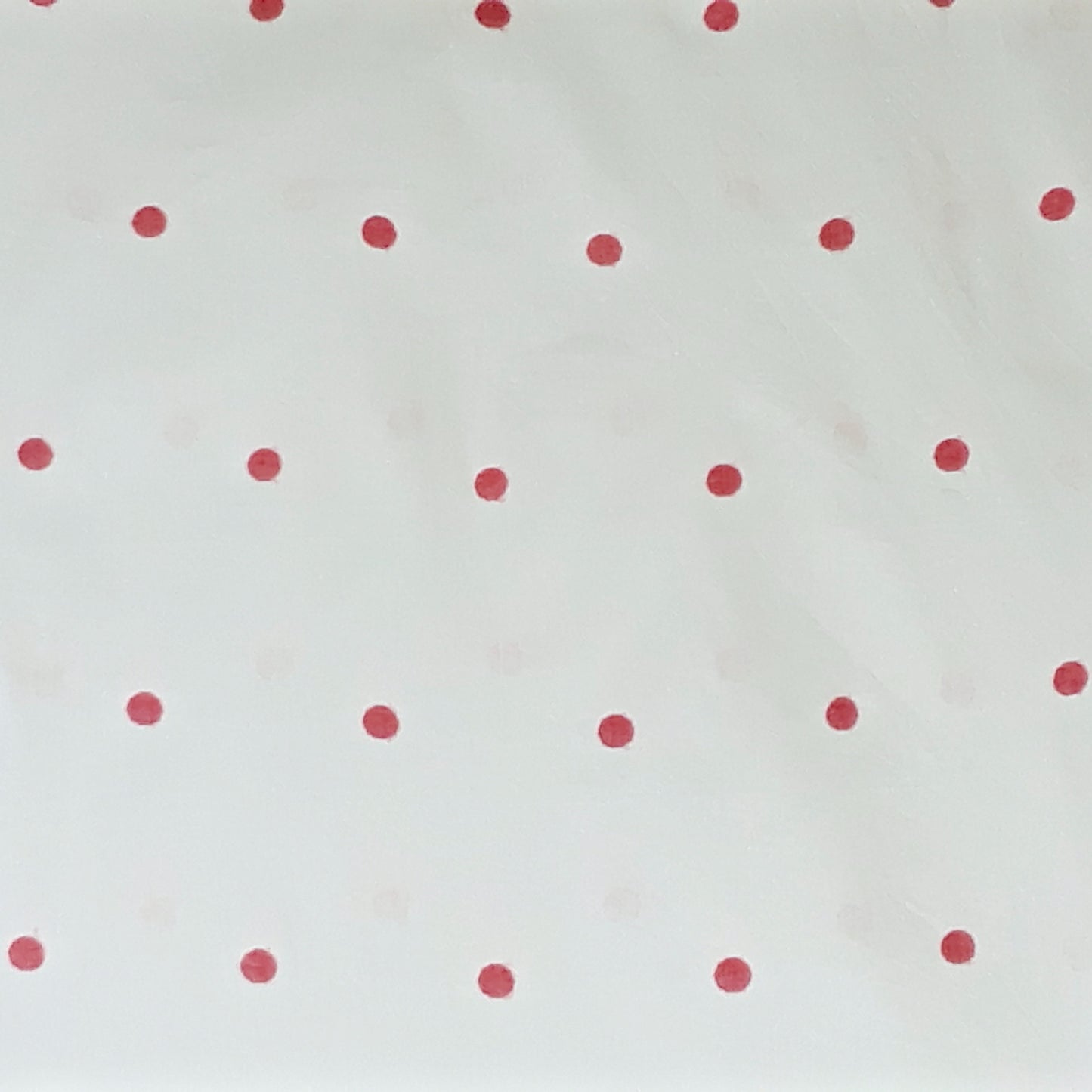 Red Polka Dots Cotton Handloom Jamdani Fabric