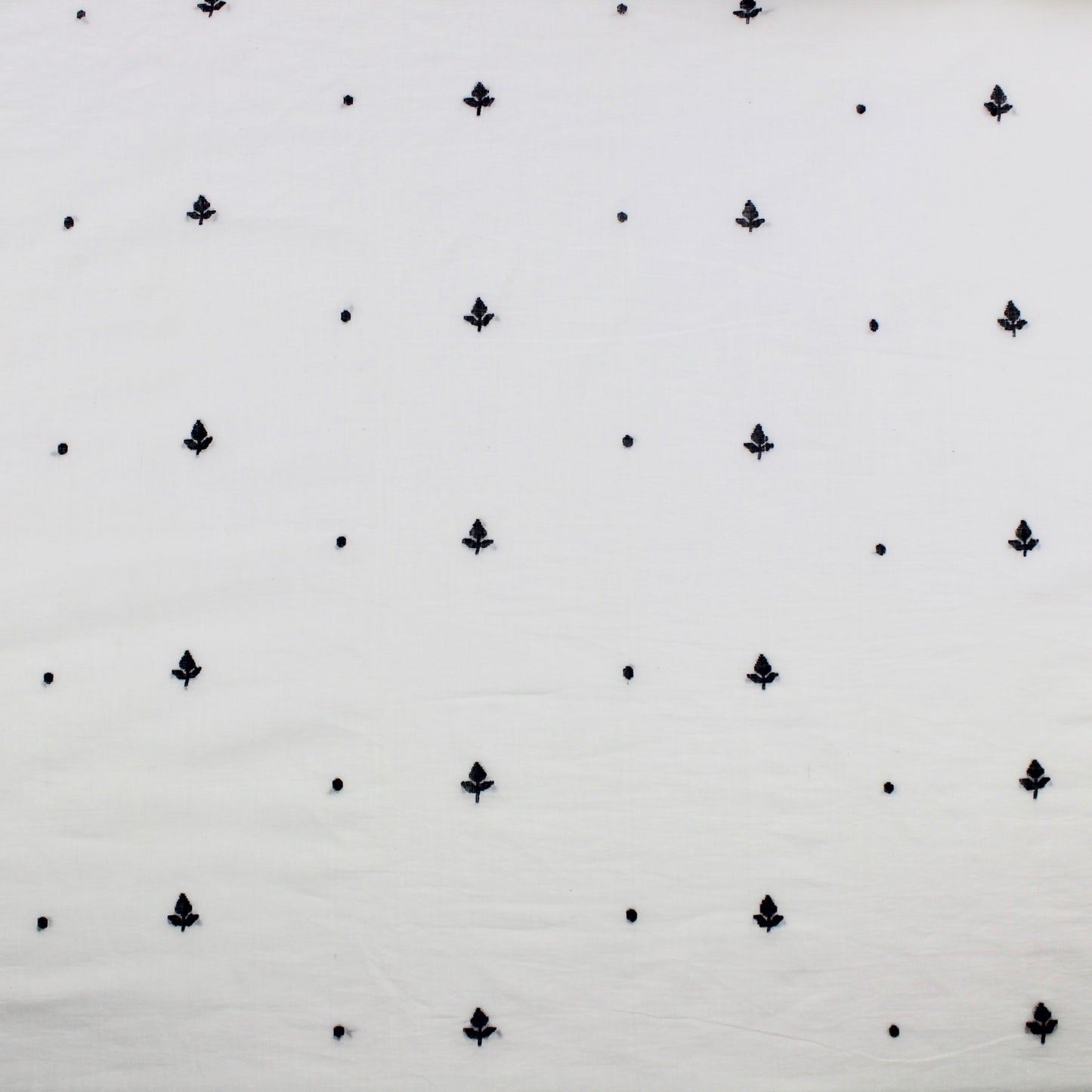 Sprigged Jamdani Handloom Cotton Fabric