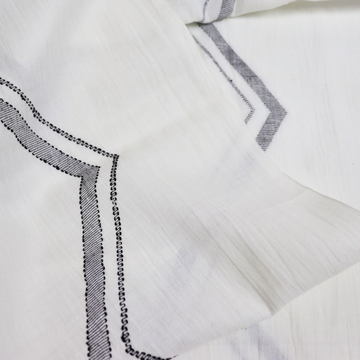 white khadi cotton jamdani fabric