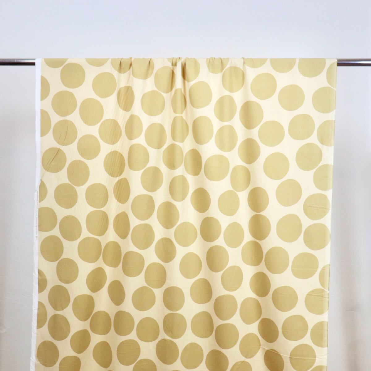 beige polka dot Japanese corduroy print