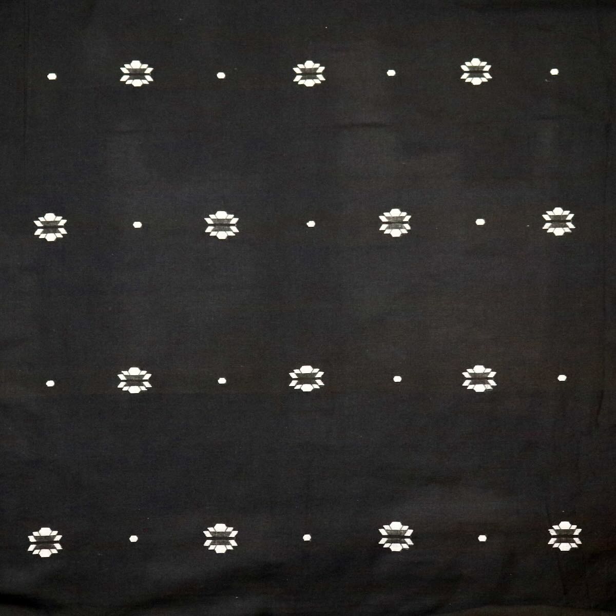 Swatch — Black Lotus Handloom Jamdani Cotton