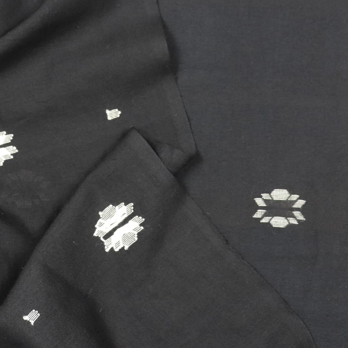 Swatch — Black Lotus Handloom Jamdani Cotton