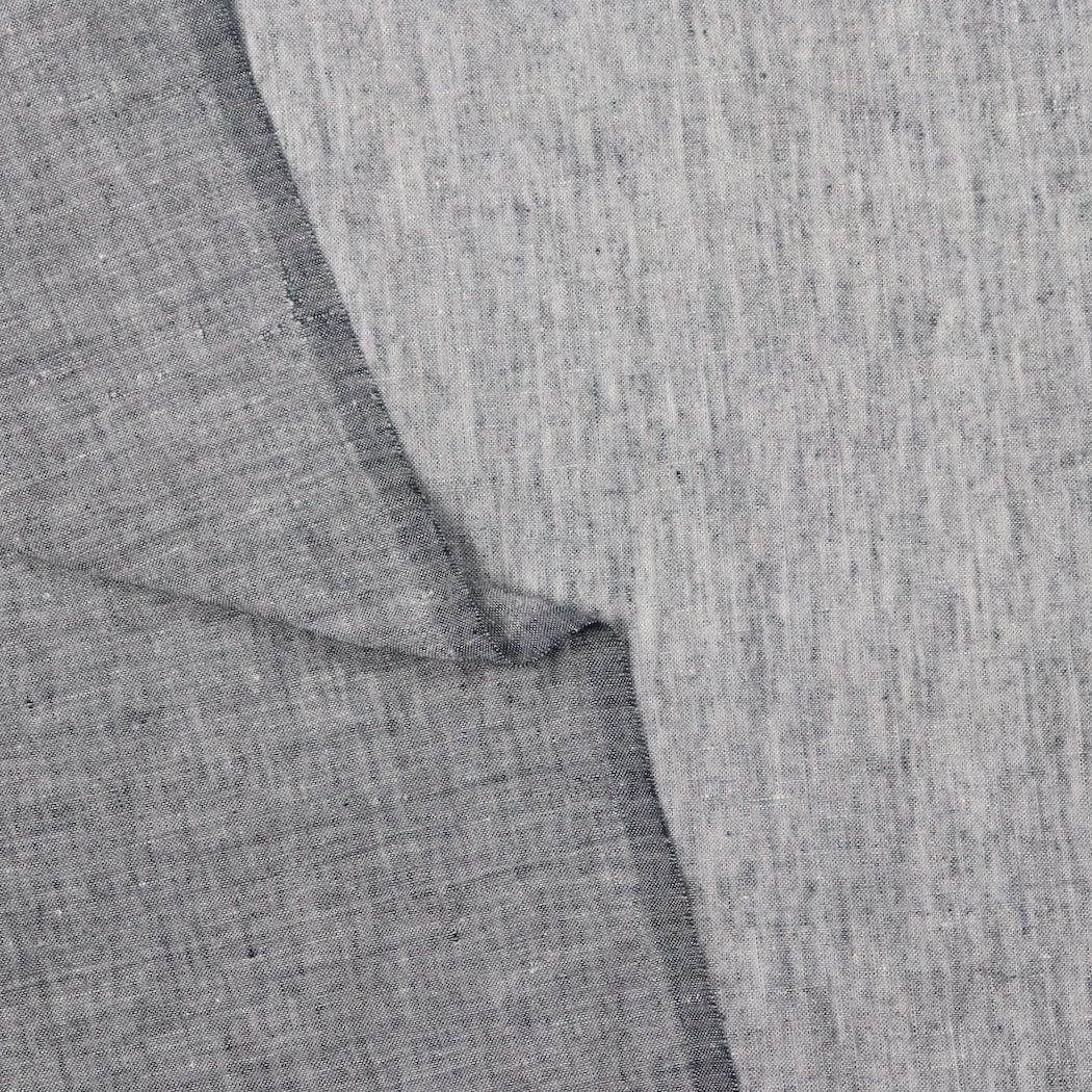 black and white shot cotton fabric