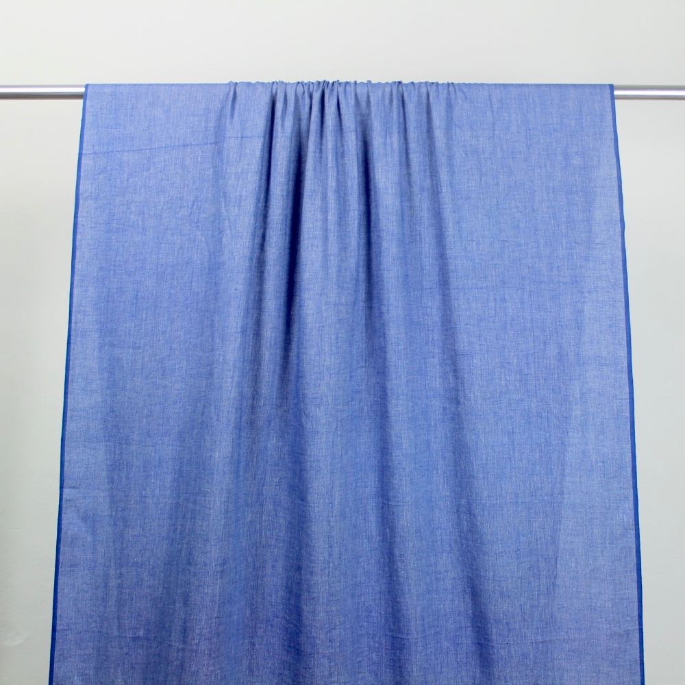 Tiniest Basketweave Handloom Cotton — True Blue