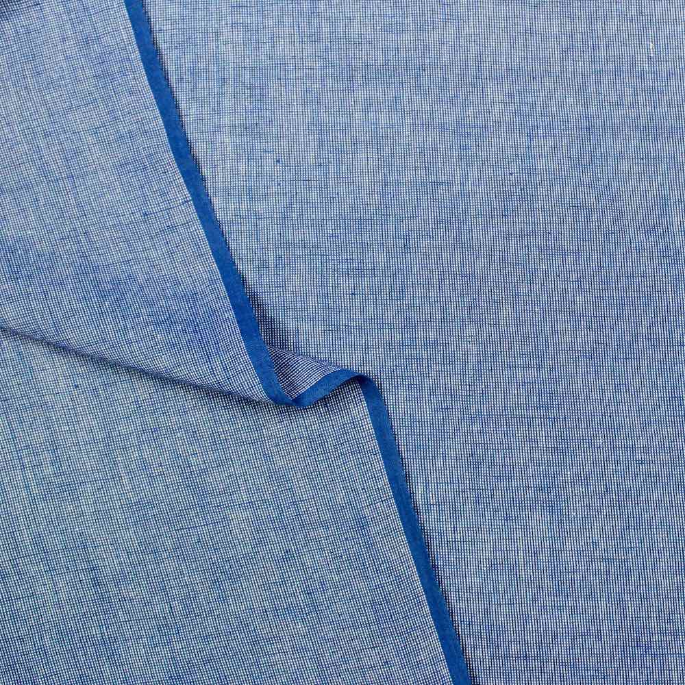 Tiniest Basketweave Handloom Cotton — True Blue