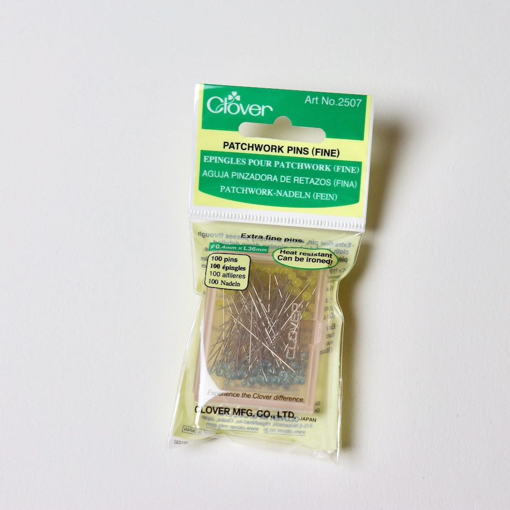 Clover fine patchwork pins
