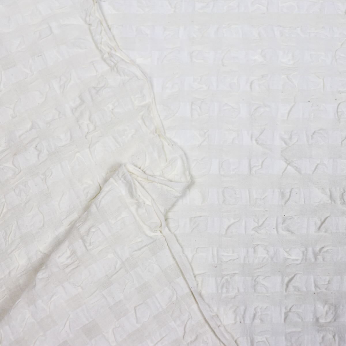 all cotton seersucker fabric hand woven texture