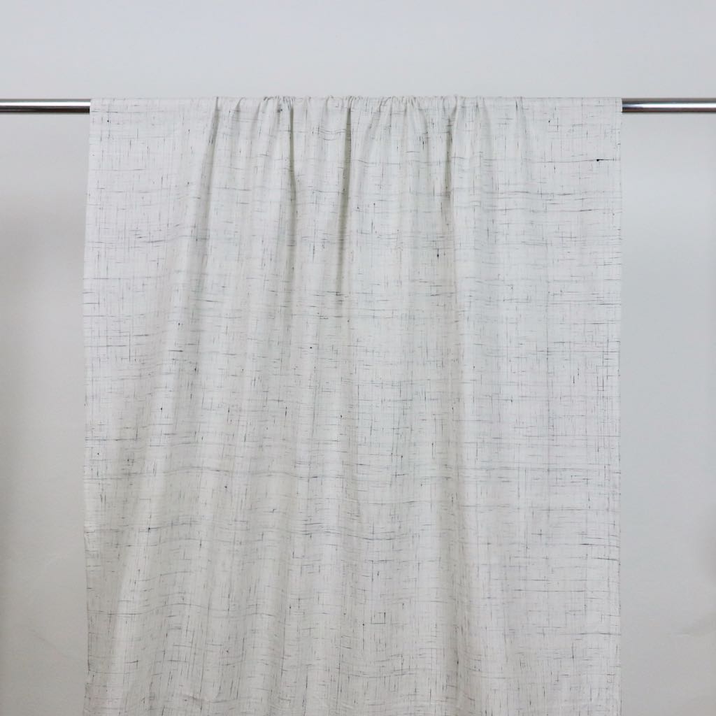 light gray and black khadi cotton fabric