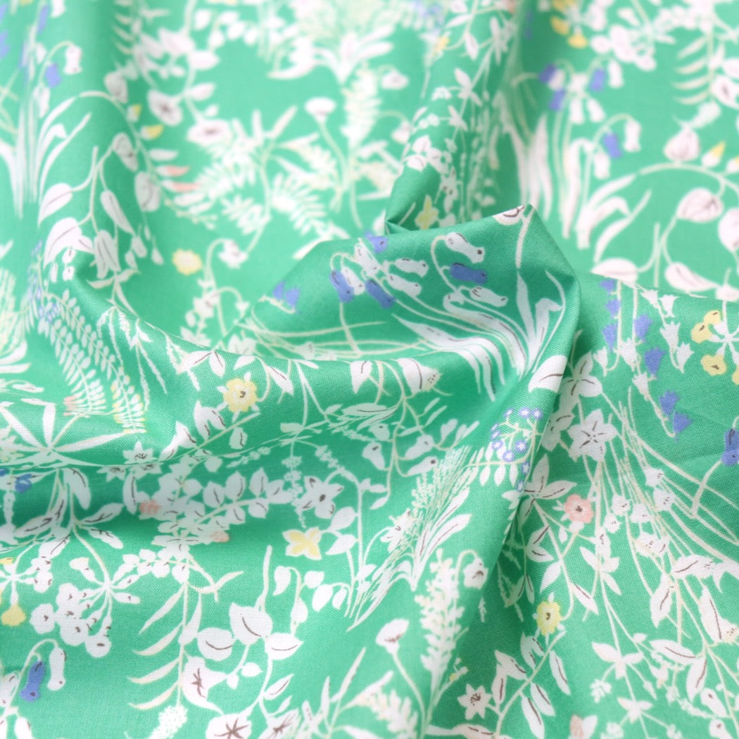 floral print cotton lawn from Hokkoh Japan