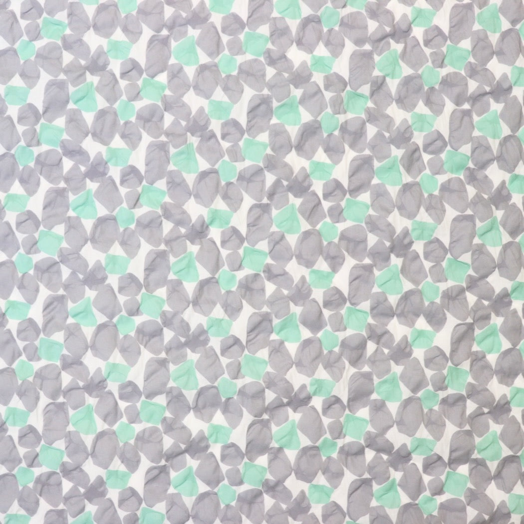 hokkoh japanese ripple lawn cotton fabric gray