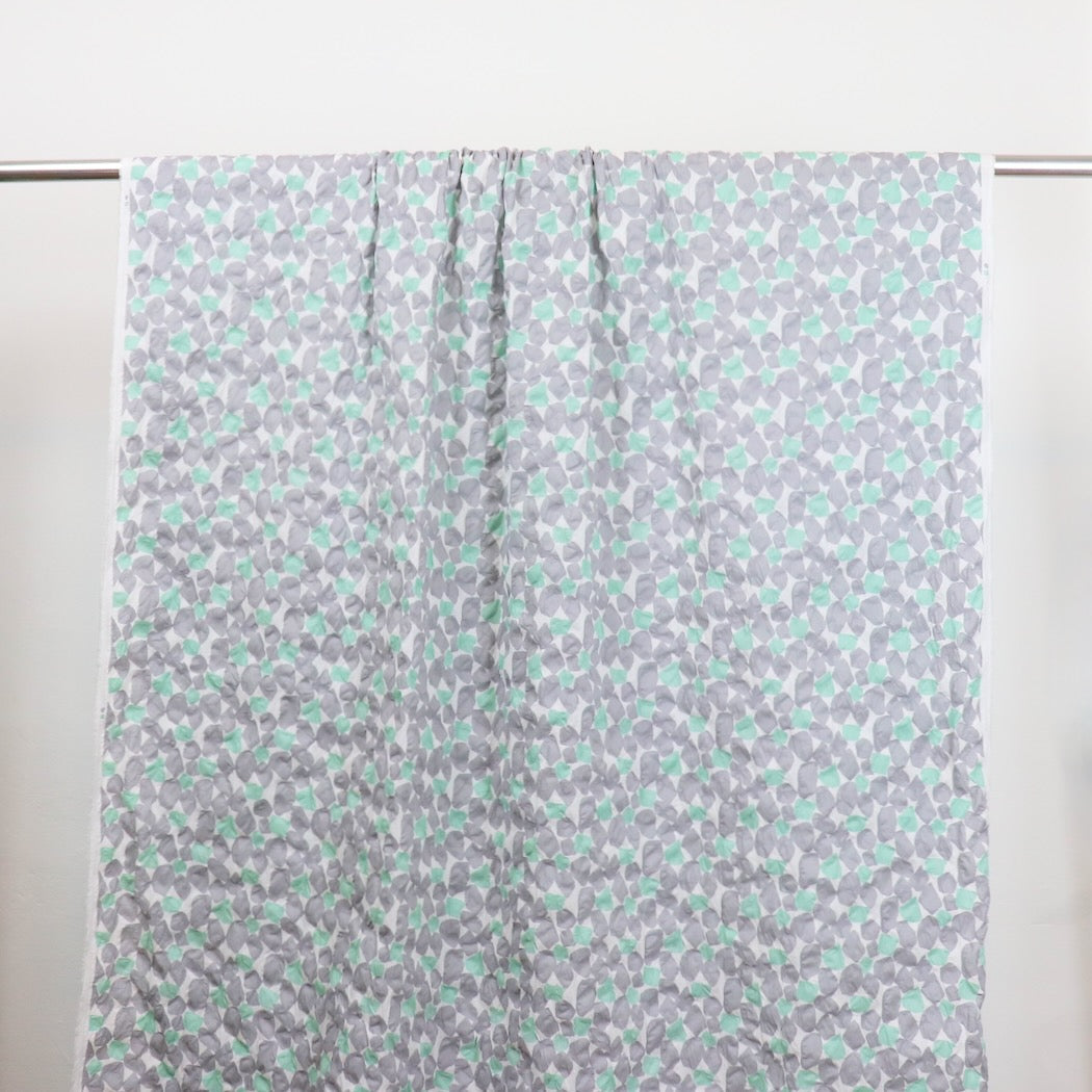 hokkoh japanese ripple lawn cotton fabric gray