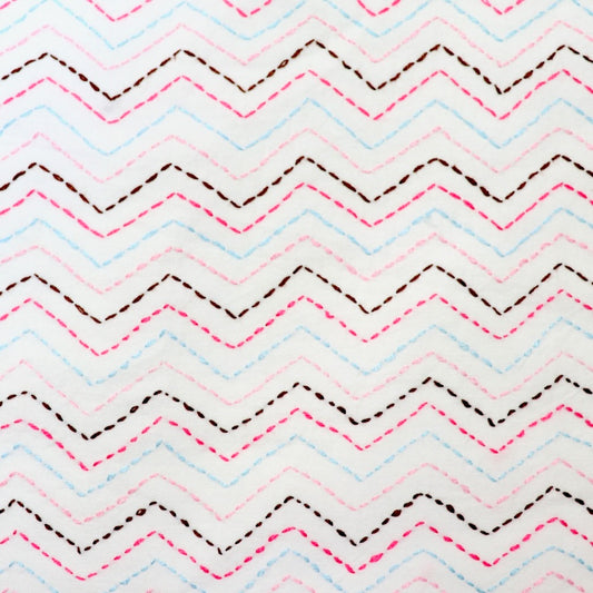 hand stitched kantha cotton fabric