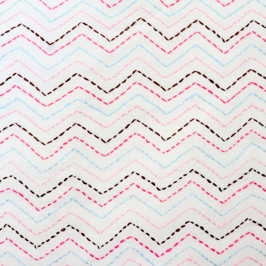 hand stitched kantha cotton fabric