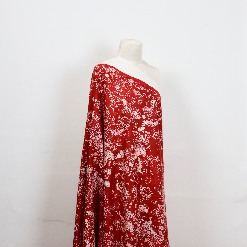 Nani Iro Lei Nani Cotton Silk Lawn — Vermilion B