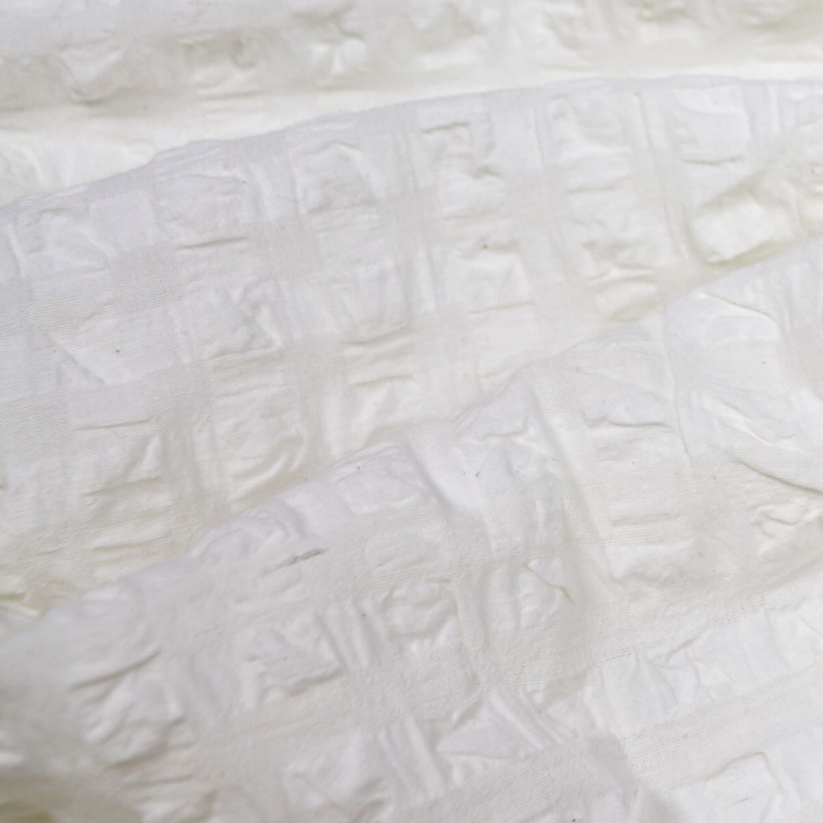 all cotton seersucker fabric hand woven texture