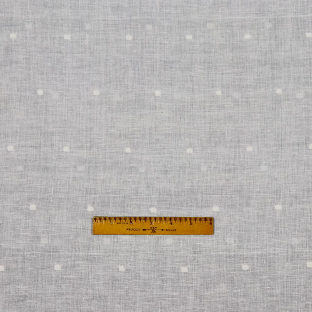 white dots cotton jamdani fabric