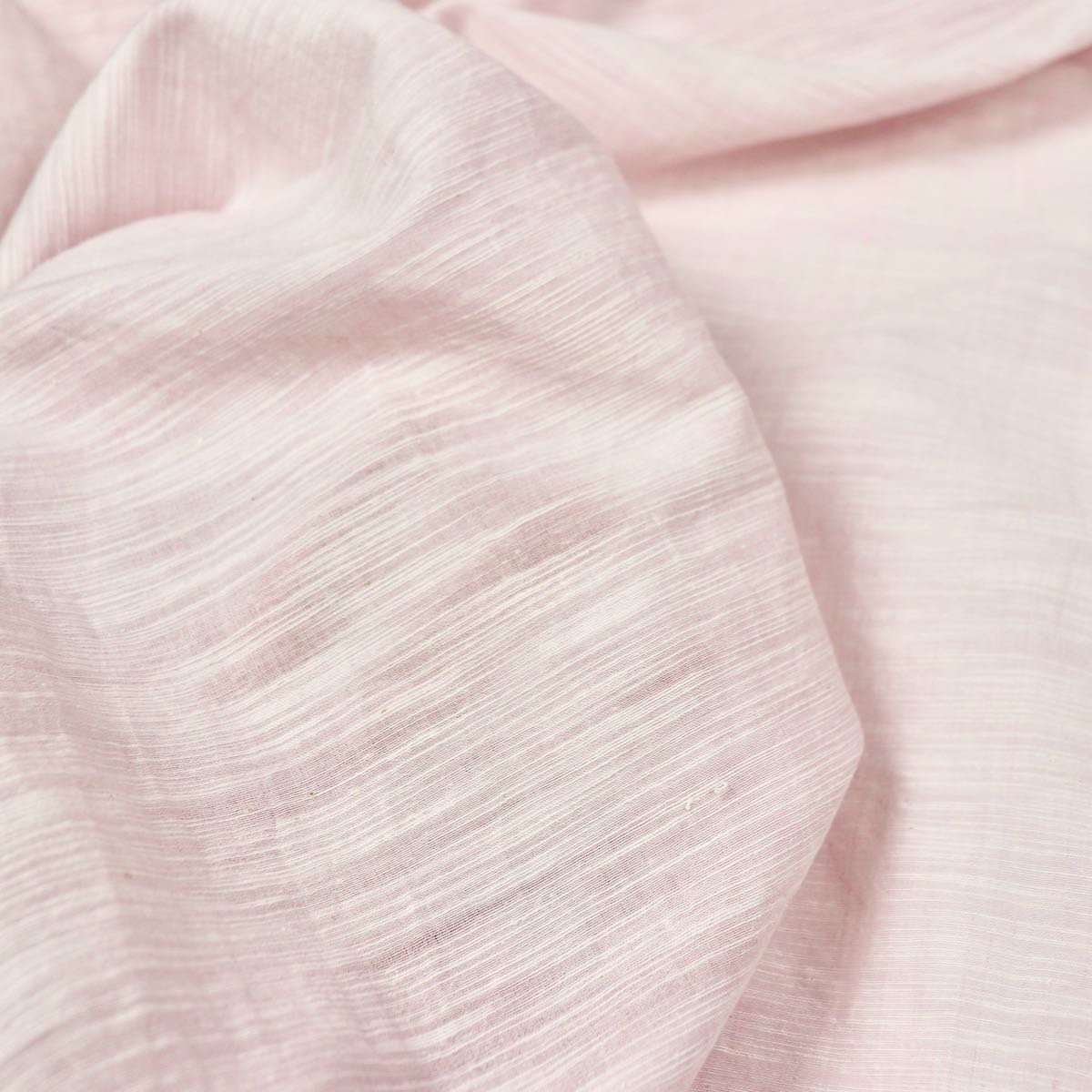 pink slub handloom cotton fabric