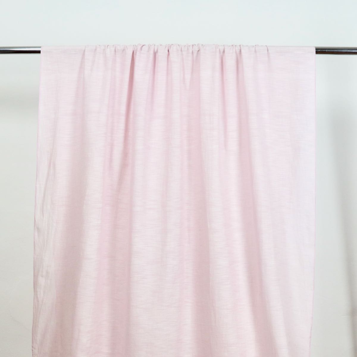 pink slub handloom cotton fabric