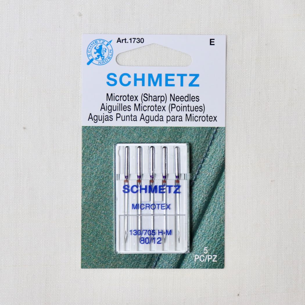 schmetz sharp microtex sewing machine needles