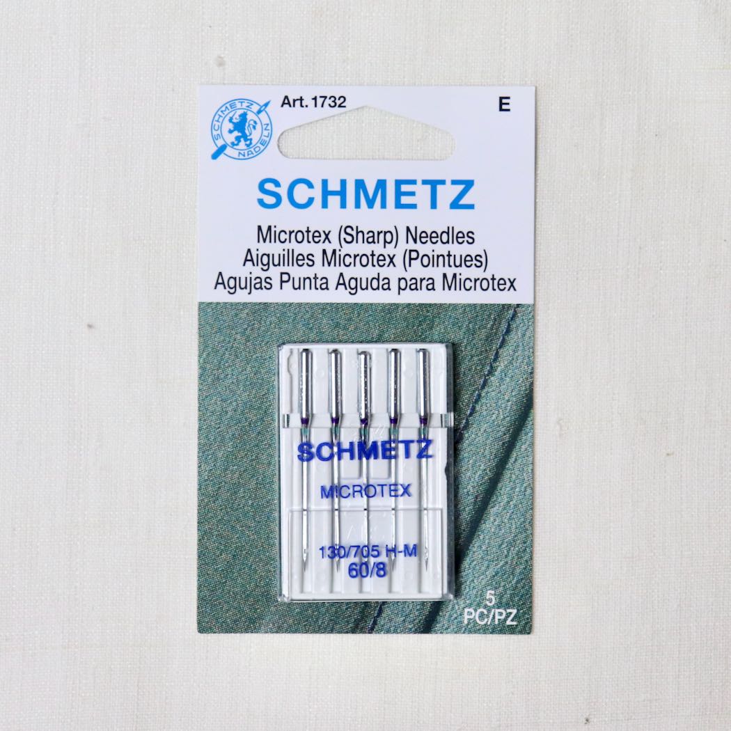 schmetz sharp microtex sewing machine needles