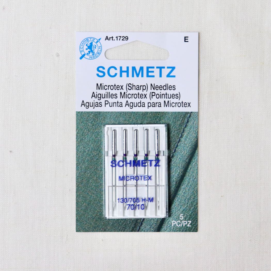 schmetz sharp microtex sewing machine needles