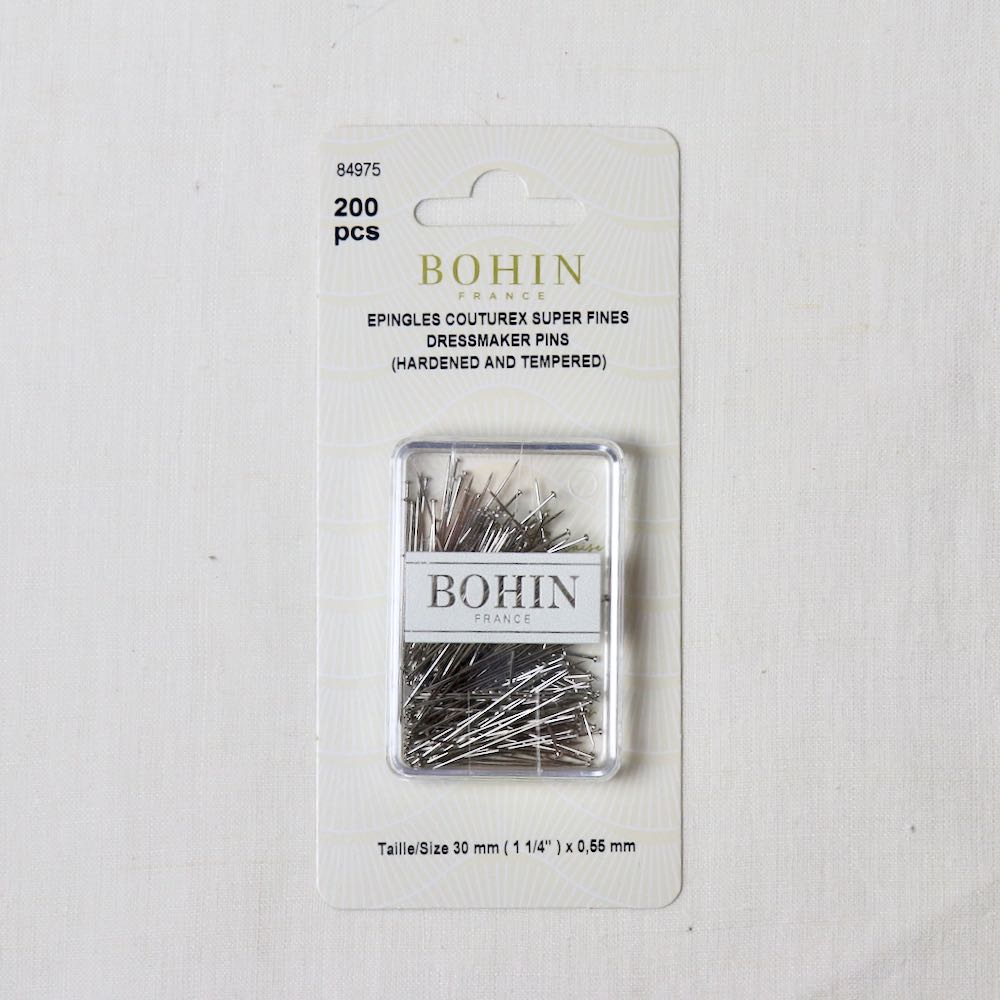 bohin super fine dressmaker's pins