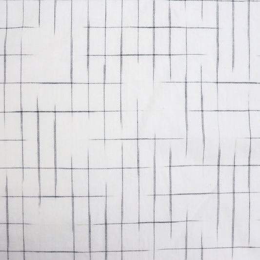 white check handwoven cotton shirt fabric