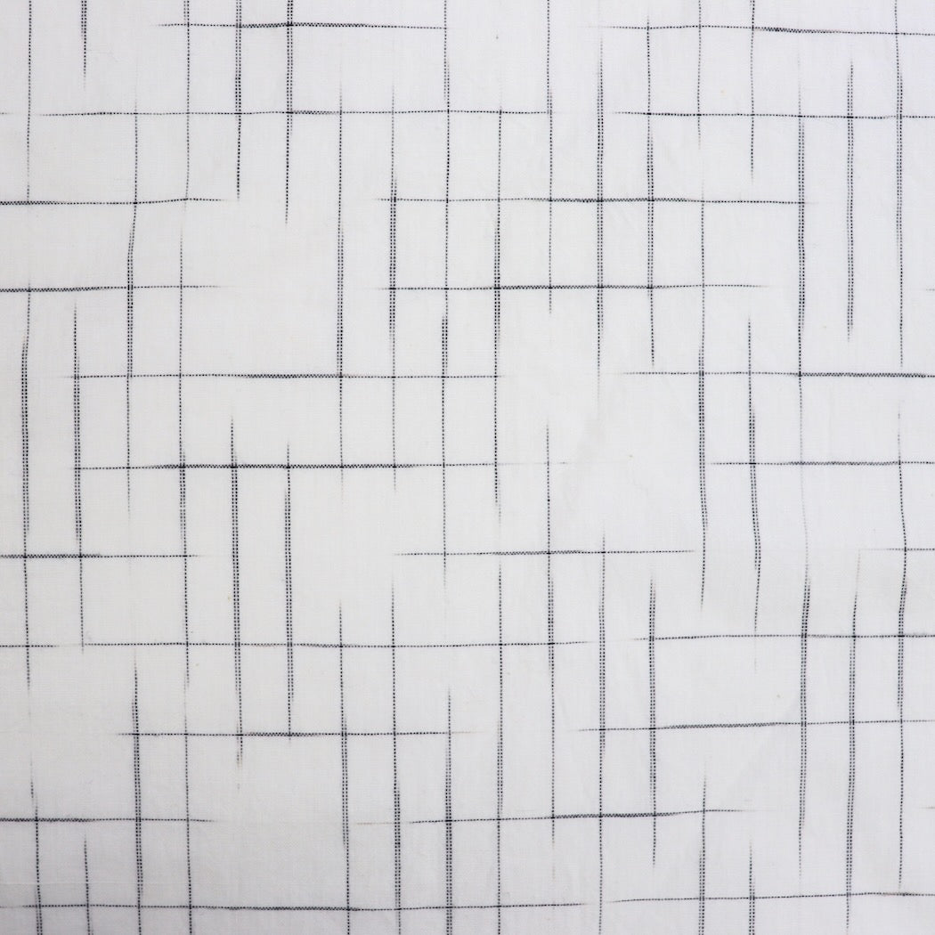 white check handwoven cotton shirt fabric