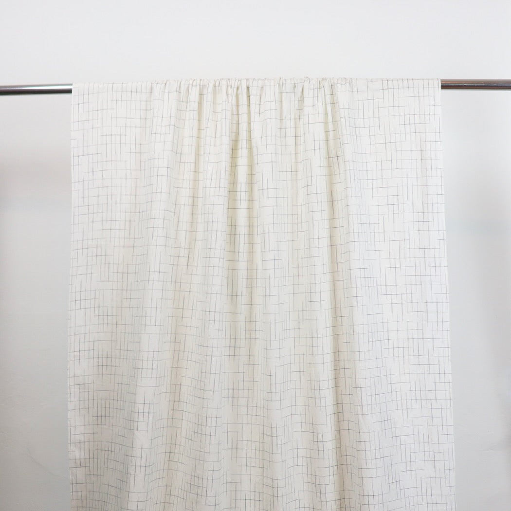 white check handwoven cotton shirt fabric