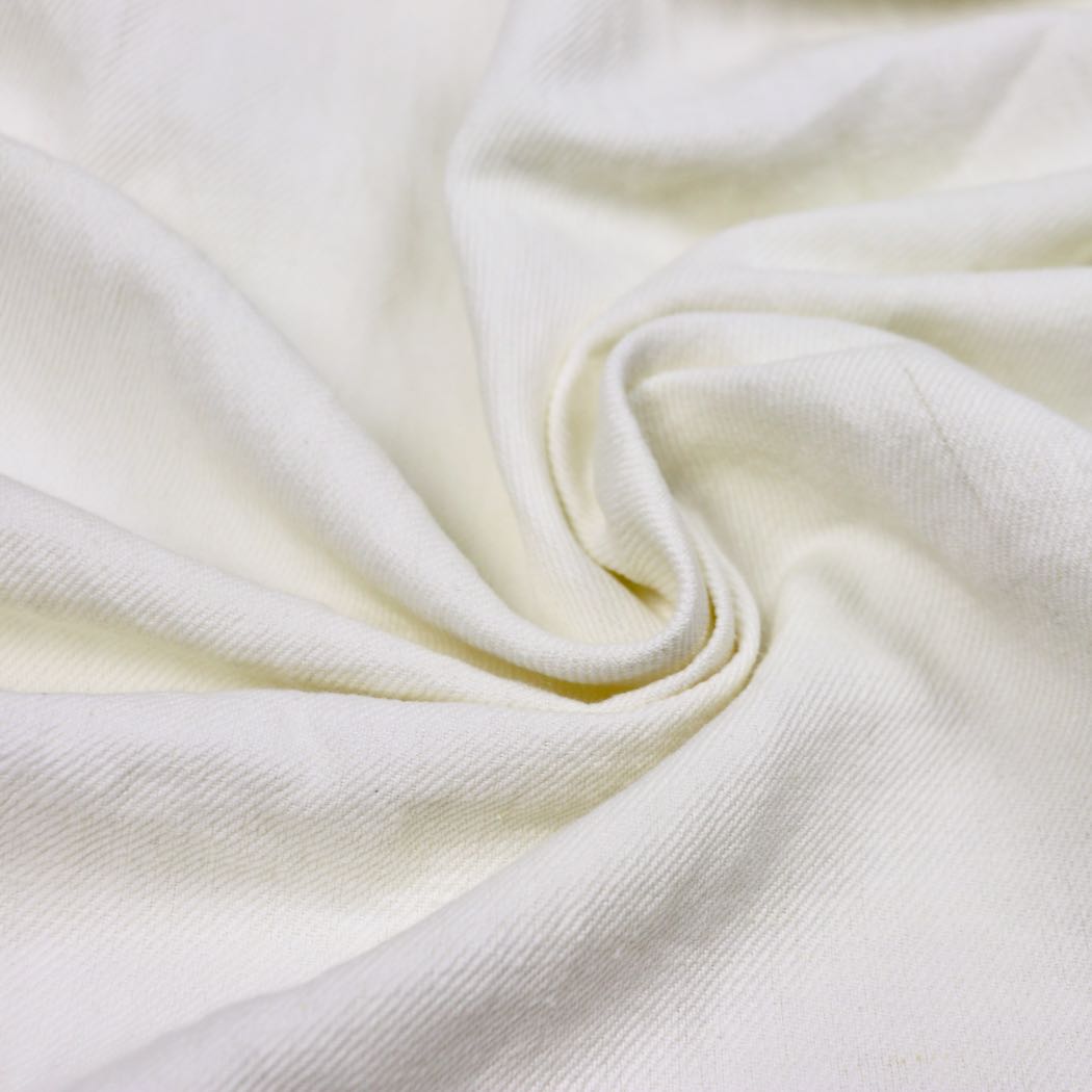 White Handloom Linen/Cotton Twill Fabric – Loom and Stars