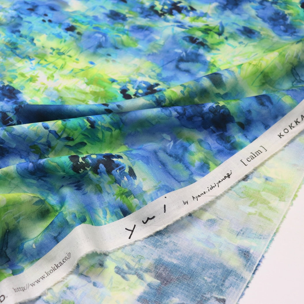 Yui Calm linen cotton poplin Kokka Japan